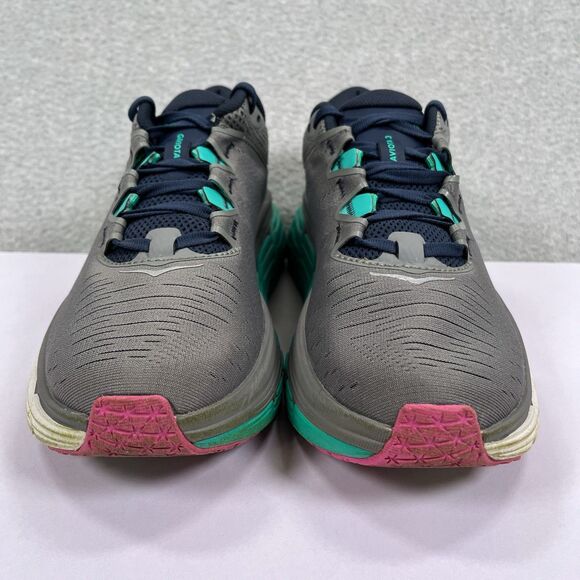 Hoka One One Gaviota 3 Shoes Womens Sz 9.5B Gray Running Sneakers 1113521 SOSP - Picture 3 of 13